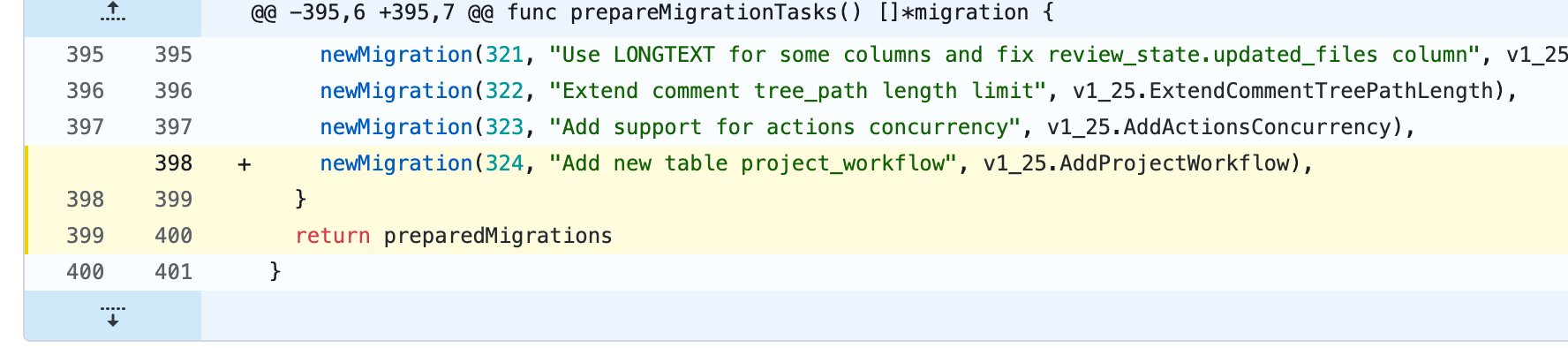 Multiple selection in the PR files view